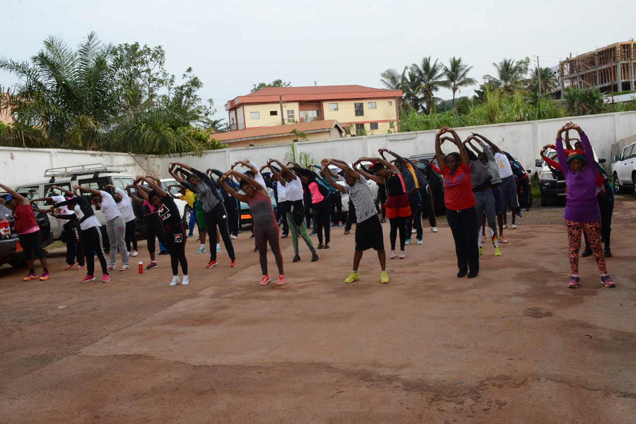 JIF 2019 : les femmes du PNDP se mettent en condition physique